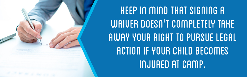 Signing a waiver doesn't completely take away your option to pursue legal action