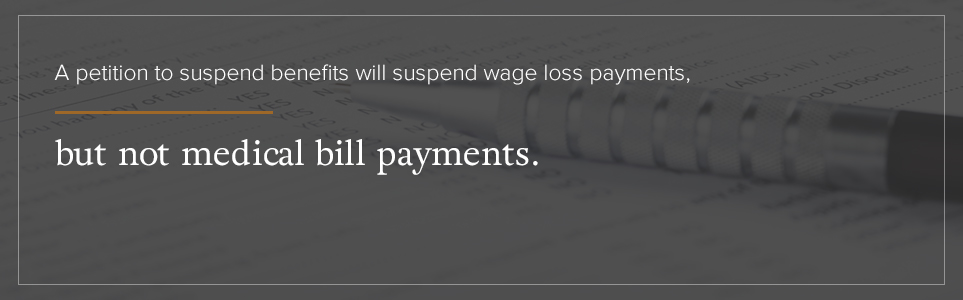 what is a petition to suspend?