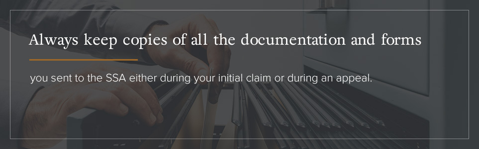 Always Keep Copies of Documentation and Forms