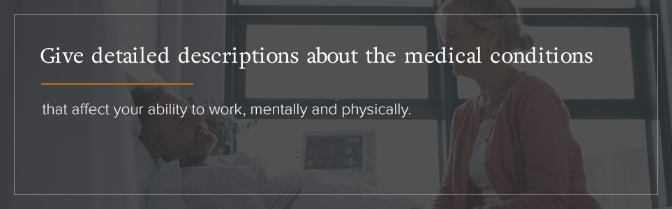 Give Detailed Descriptions of Medical Conditions