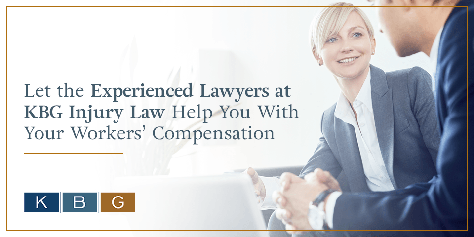 Let the experienced workers' comp attorneys at KBG Injury Law help you.