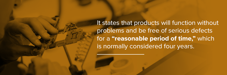 A "reasonable period of time" is normally considered four years.